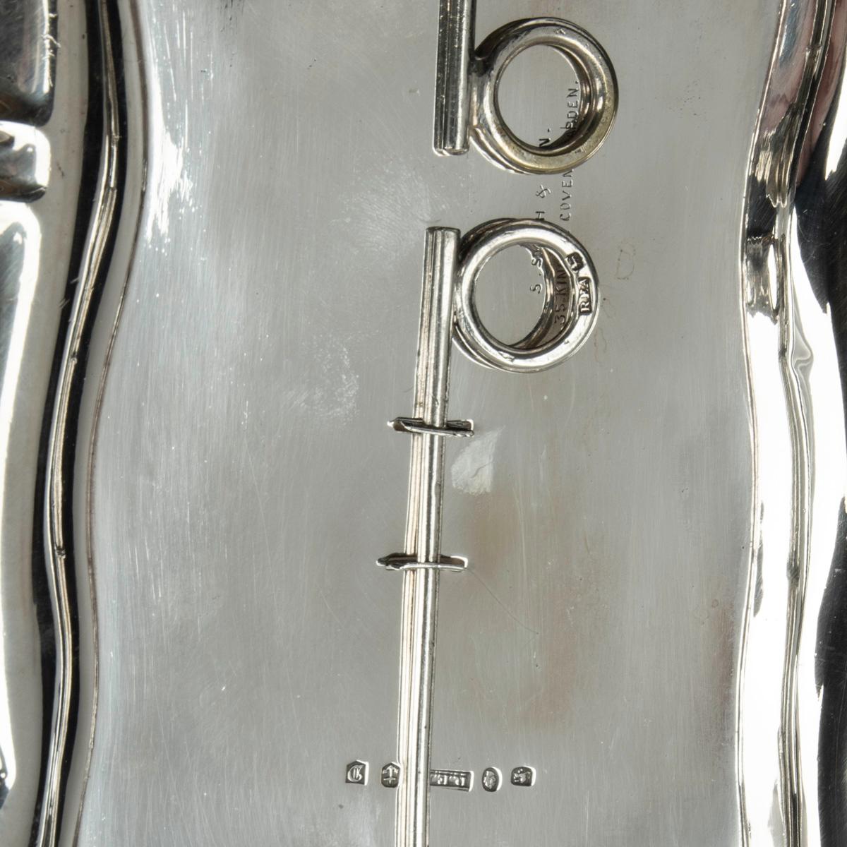 Argento Il calamaio Rococò Revival in argento del generale Charles Nepean, risalente all'epoca vittoriana in vendita