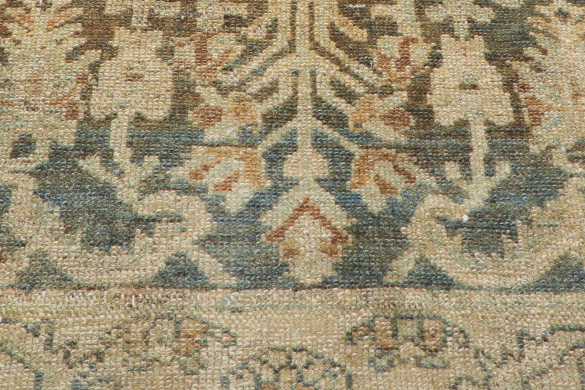 Tappeto persiano Malayer blu egeo del 1920 con stile moderno in vendita 4