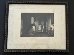 The Eavesdropper, Nicholas Maes, 19th Century Antique Print