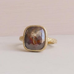 The Eden 3.9 Carat Brown Rose-Cut Diamond Ring