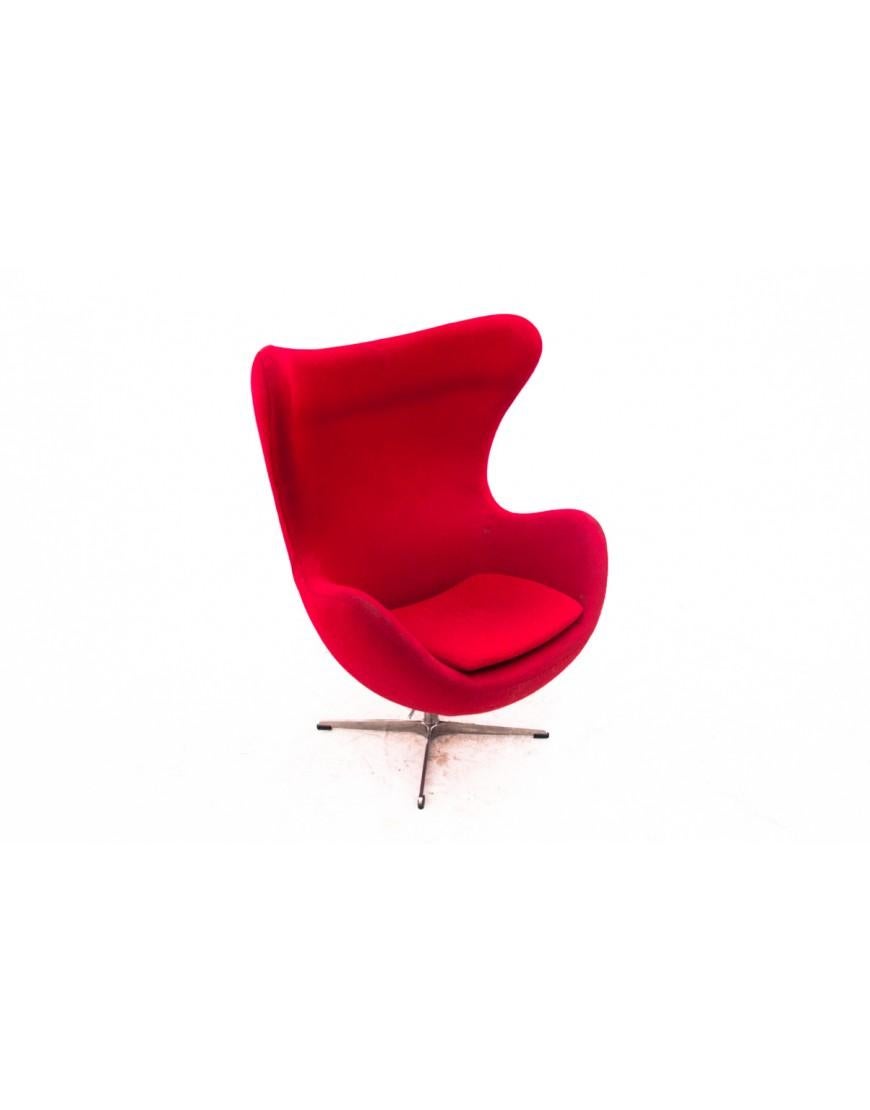 Mid-20th Century The EGG armchair - a symbol of Danish design. UNIQUE For Sale