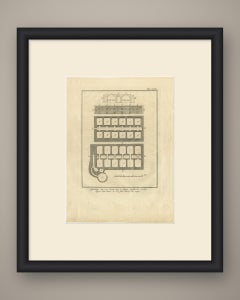 The Egyptian Egg Hatching Oven, Antique Niebuhr Engraving, 1776