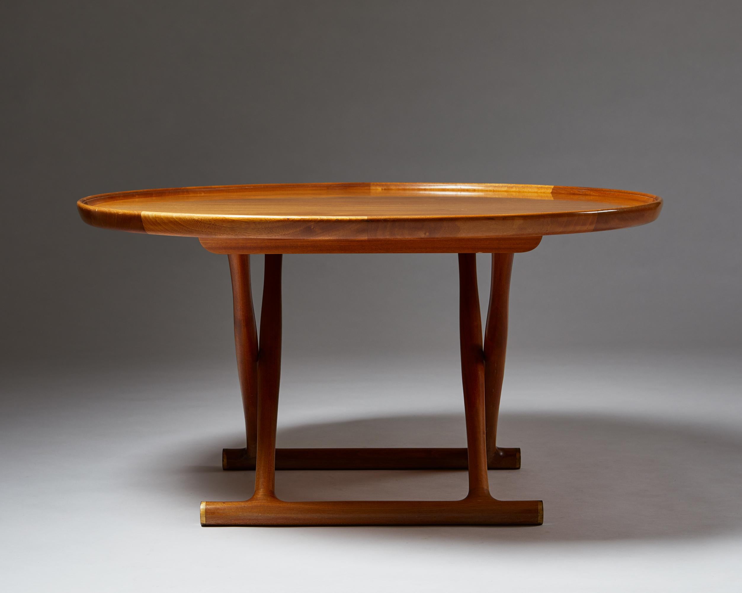 Der ägyptische Tisch von Mogens Lassen für Rud Rasmussen, Dänemark, 1935 (Dänisch) im Angebot
