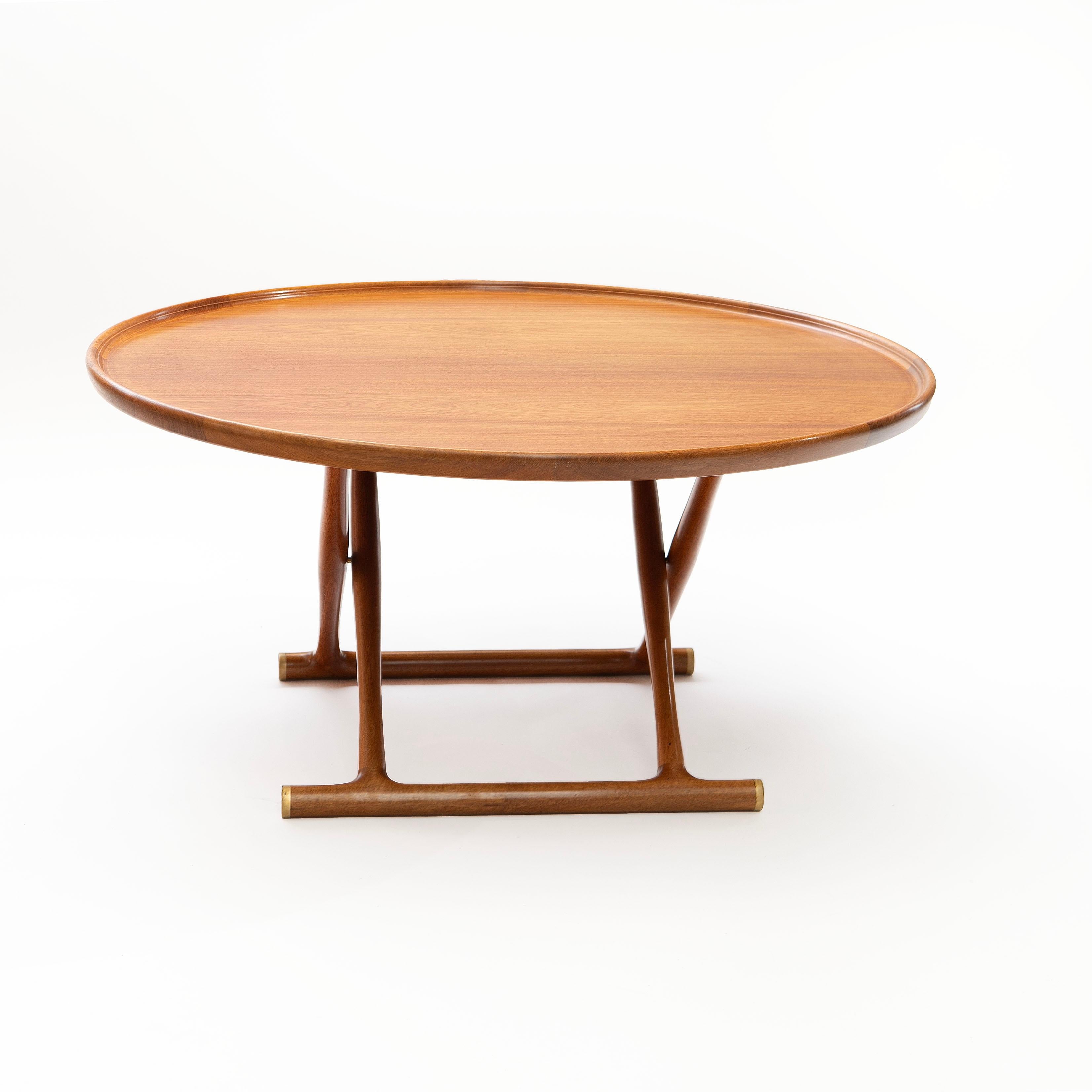 Modern “The Egyptian table” by Mogens Lassen for Rud Rasmussen in Mahogany For Sale