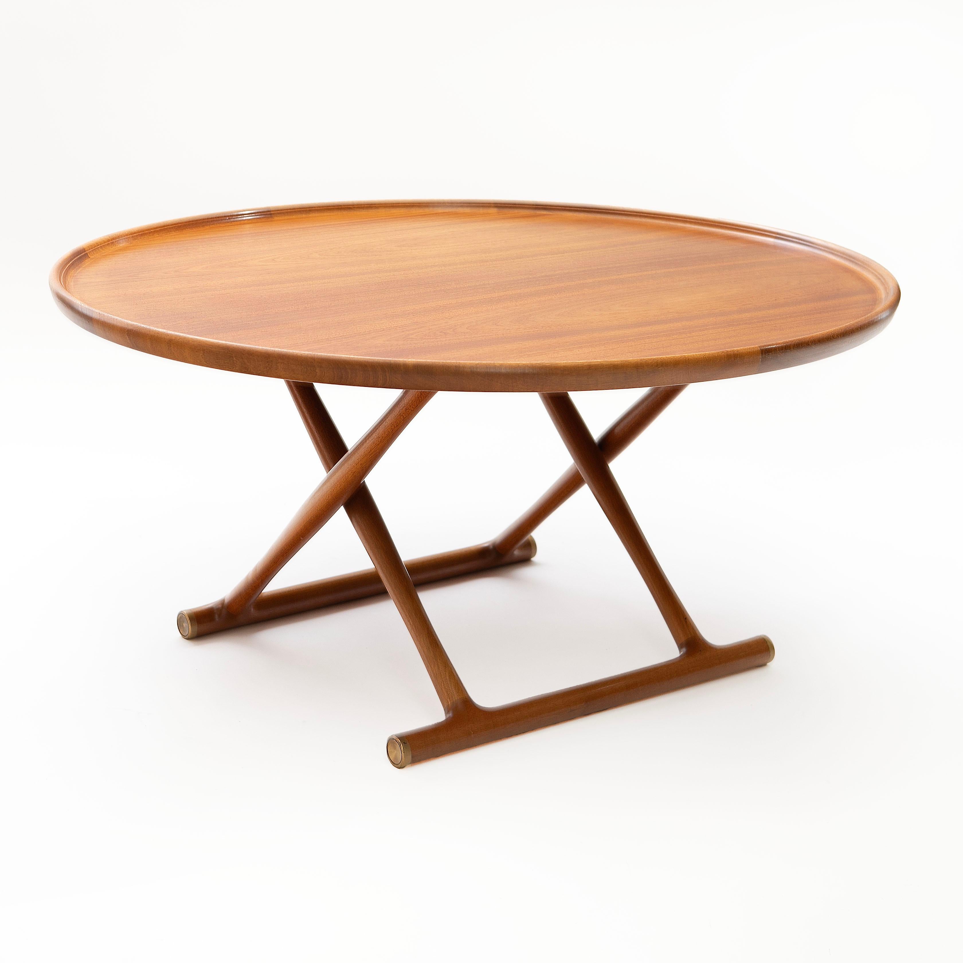 Danish “The Egyptian table” by Mogens Lassen for Rud Rasmussen in Mahogany For Sale