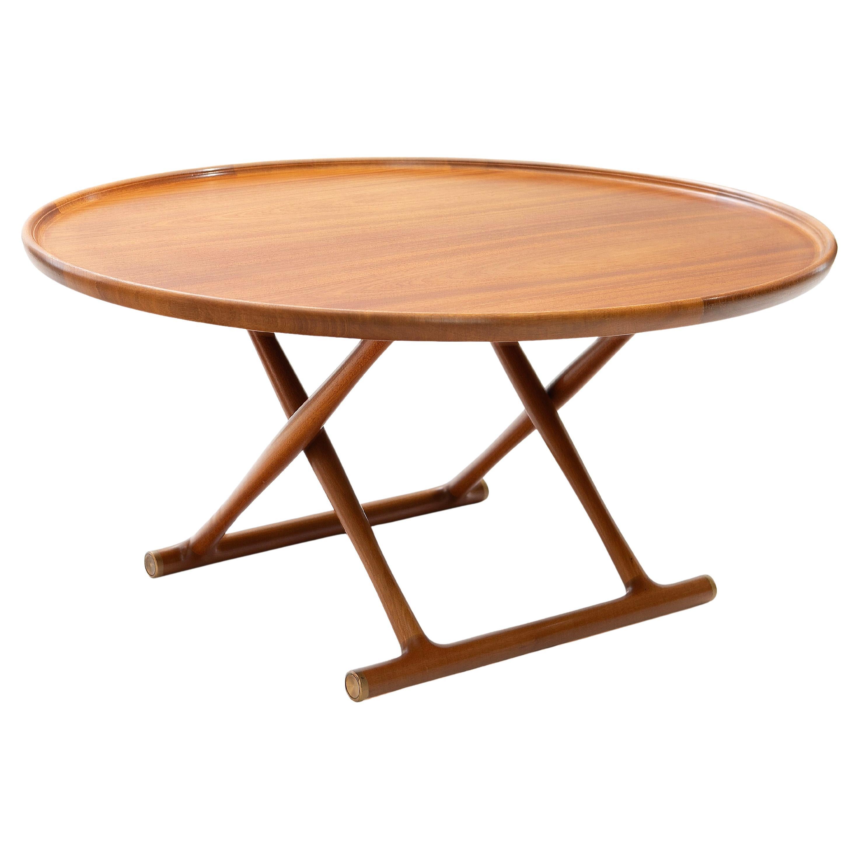 “The Egyptian table” by Mogens Lassen for Rud Rasmussen in Mahogany For Sale