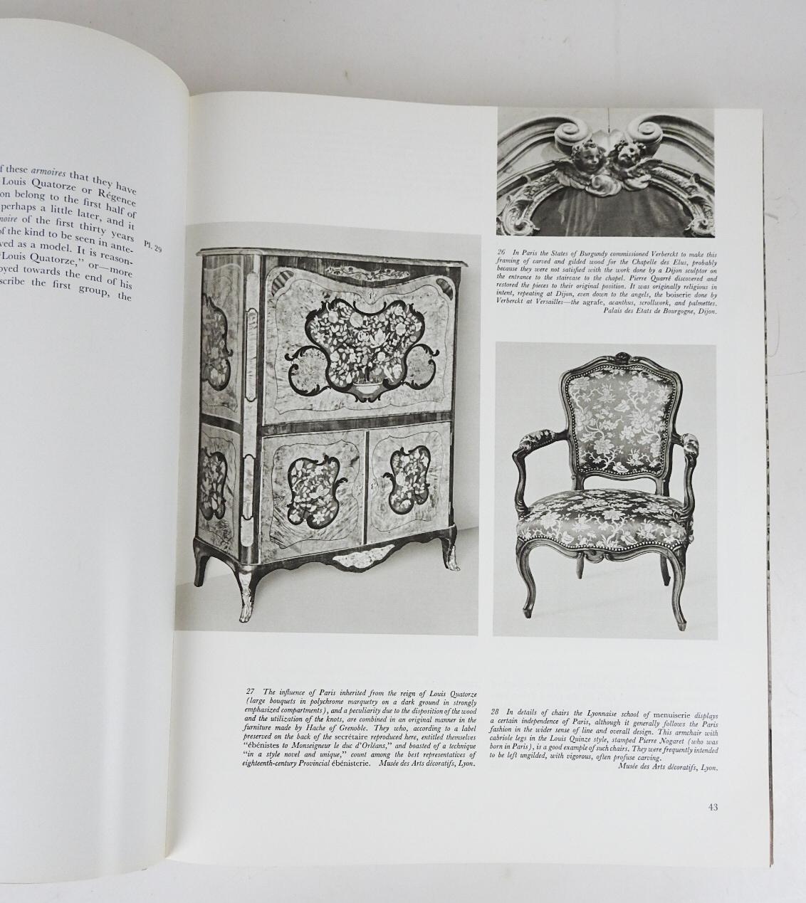 American The Eighteenth Century in France Society Decoration and Furniture Book For Sale