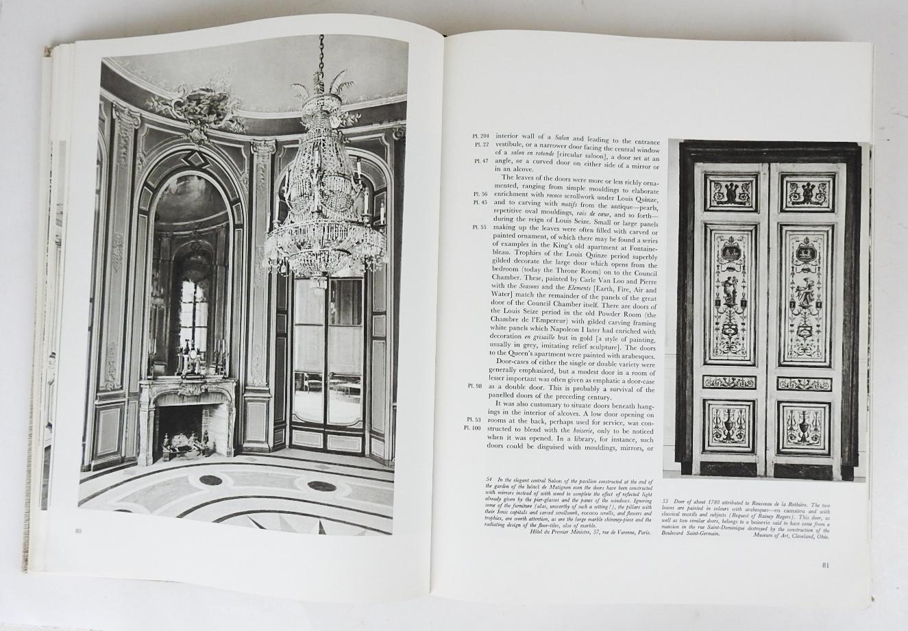 20th Century The Eighteenth Century in France Society Decoration and Furniture Book For Sale