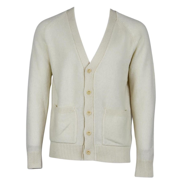 The Elder Statesman Men's Cashmere Cardigan Small For Sale at 1stDibs