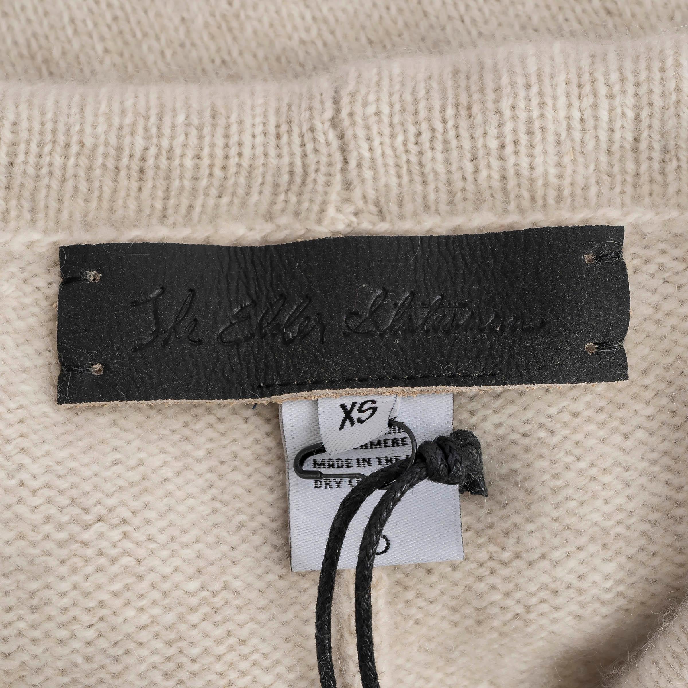 THE ELDER STATESMAN pantalon de pantalon de survêtement en cachemire couleur grège XS Pour femmes en vente