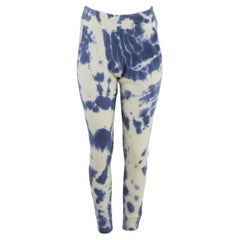 The Elder Statesman Tie Dyed Cashmere Track Pants Small