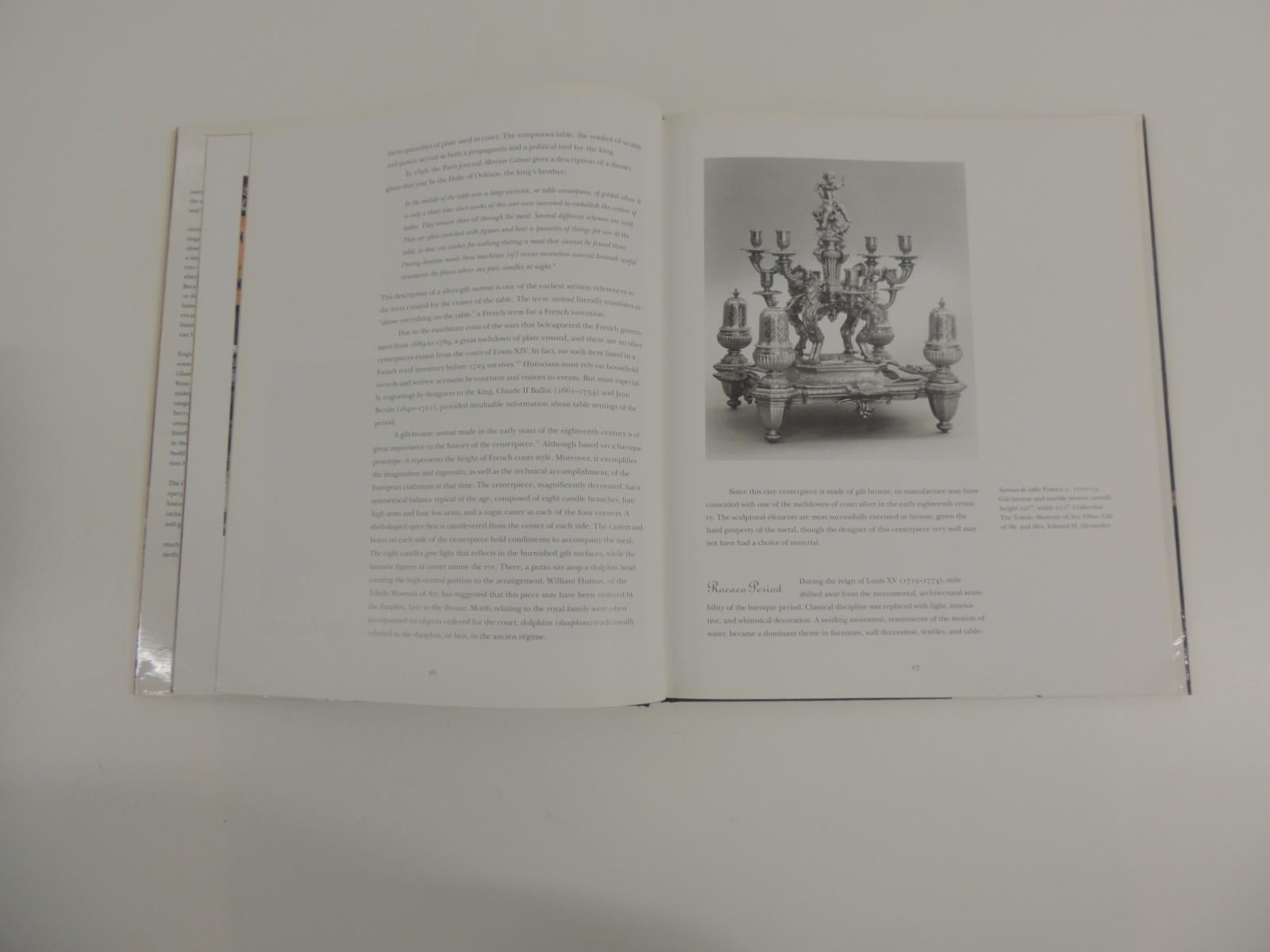 Machine-Made The Elegant Epergne Hardcover Decorating Coffee Table Book
