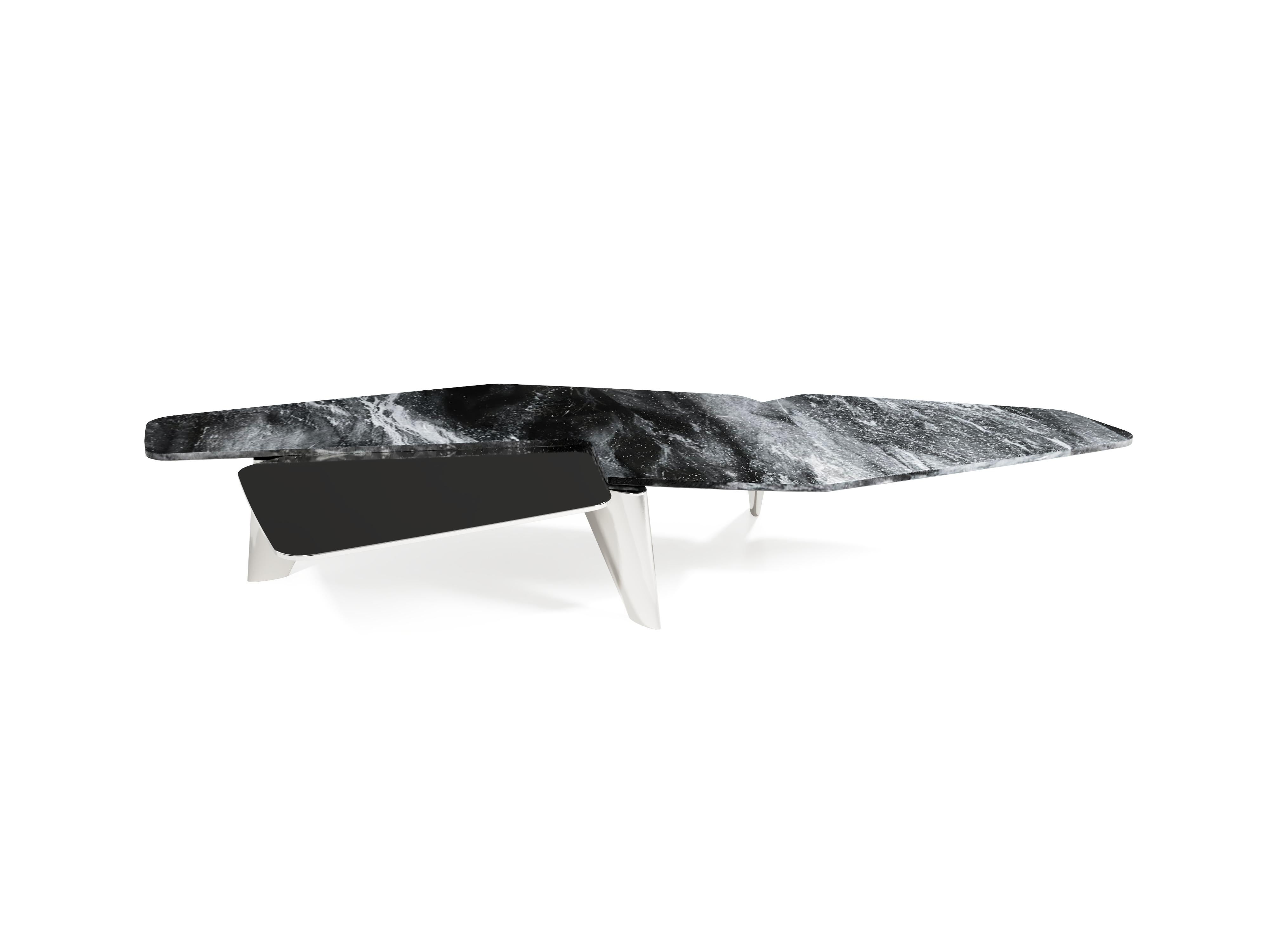 Steel The Elements II Coffee Table by Grzegorz Majka