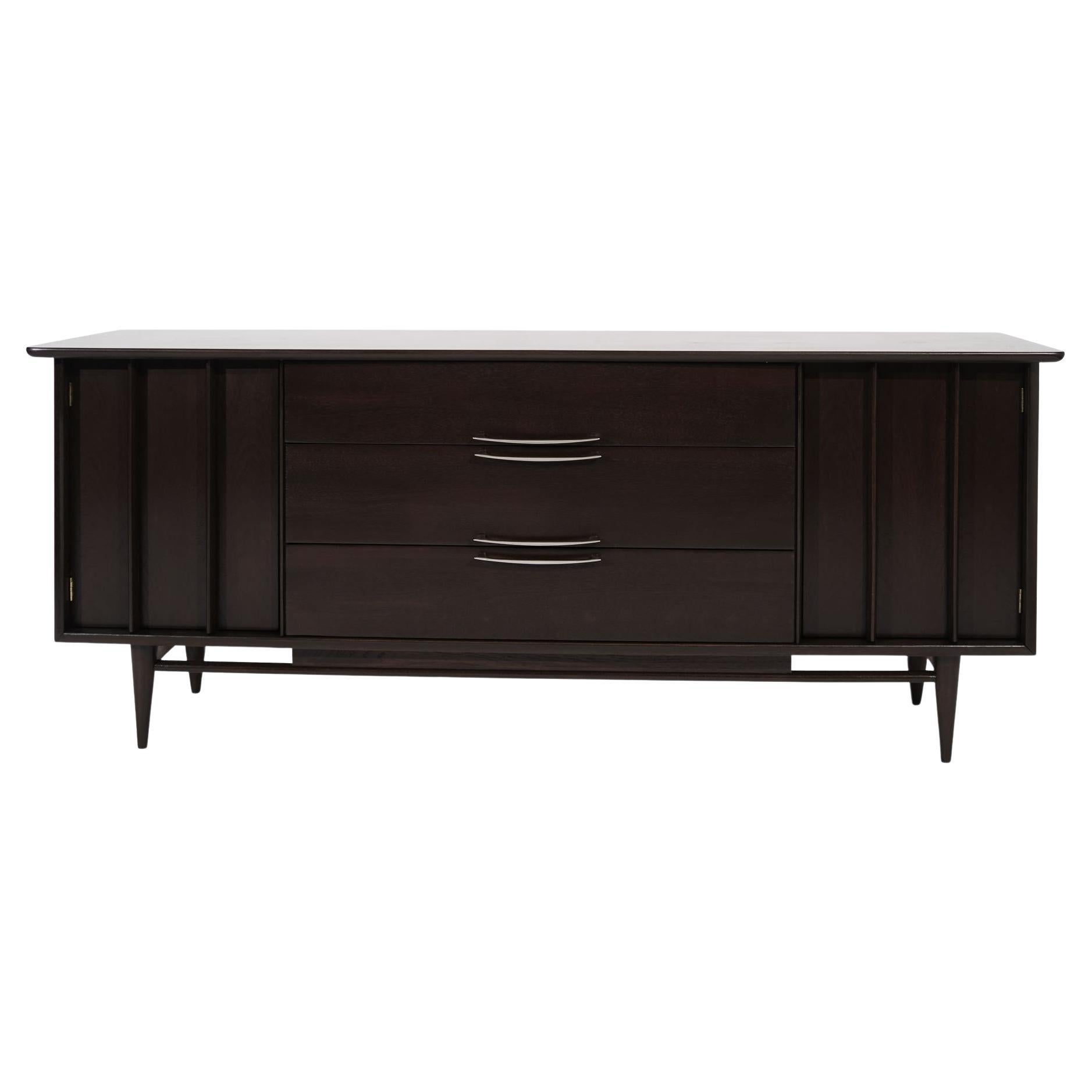 Eloquence Credenza in Dark Walnut by Kent Coffey, circa 1950s