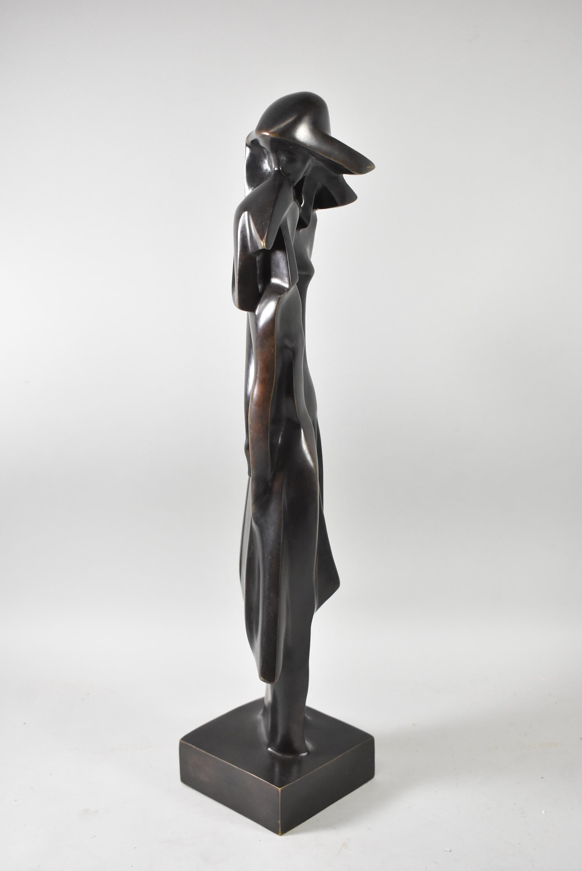 Joseph Csaky (1888-1971) was born in Hungary and lived in France as an adult. He was known for sculpture, design and drawing. 