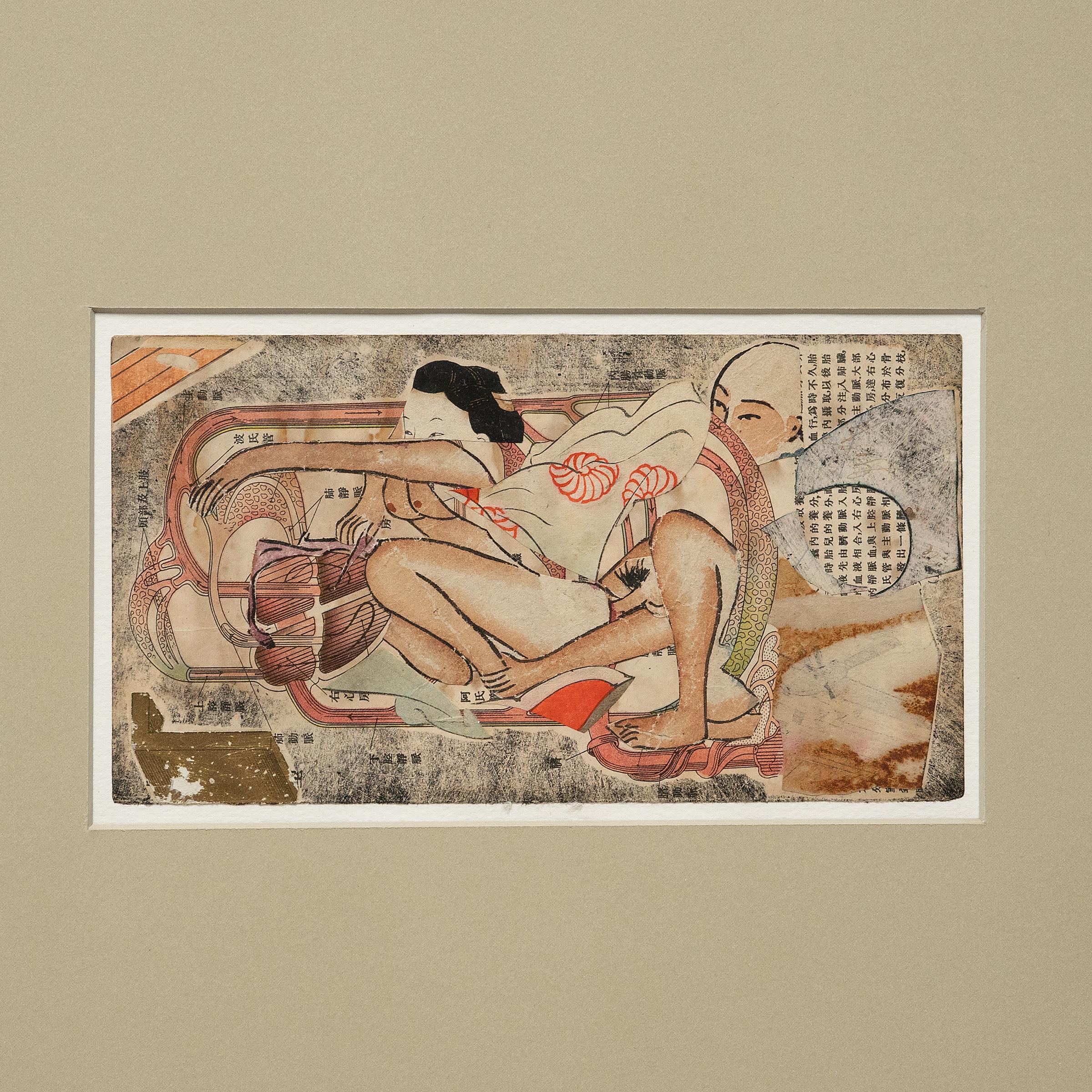 Der in Chicago, Illinois, ansässige zeitgenössische Künstler Michael Thompson schafft einzigartige Drachen, Collagen und Mixed-Media-Arbeiten, die er aus Materialfragmenten der Vergangenheit und Gegenwart zusammensetzt, die er auf seinen Reisen