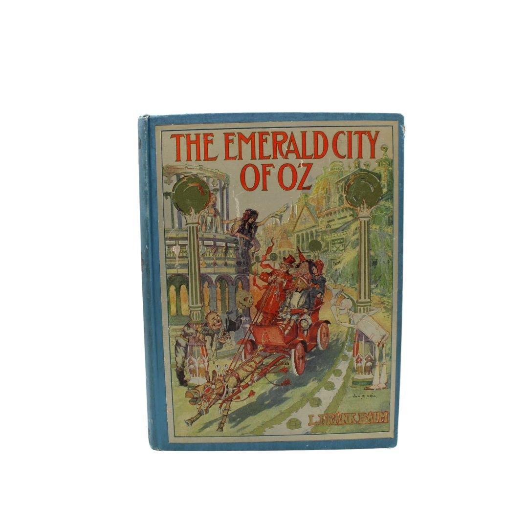 Art Nouveau The Emerald City of Oz by L. Frank Baum, First Edition, First State, 1910