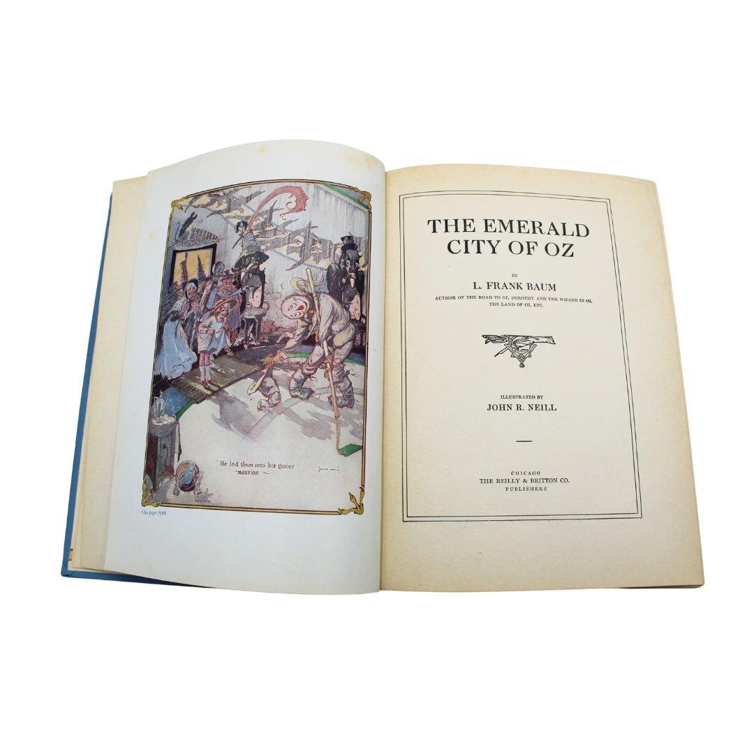 Early 20th Century The Emerald City of Oz by L. Frank Baum, First Edition, First State, 1910