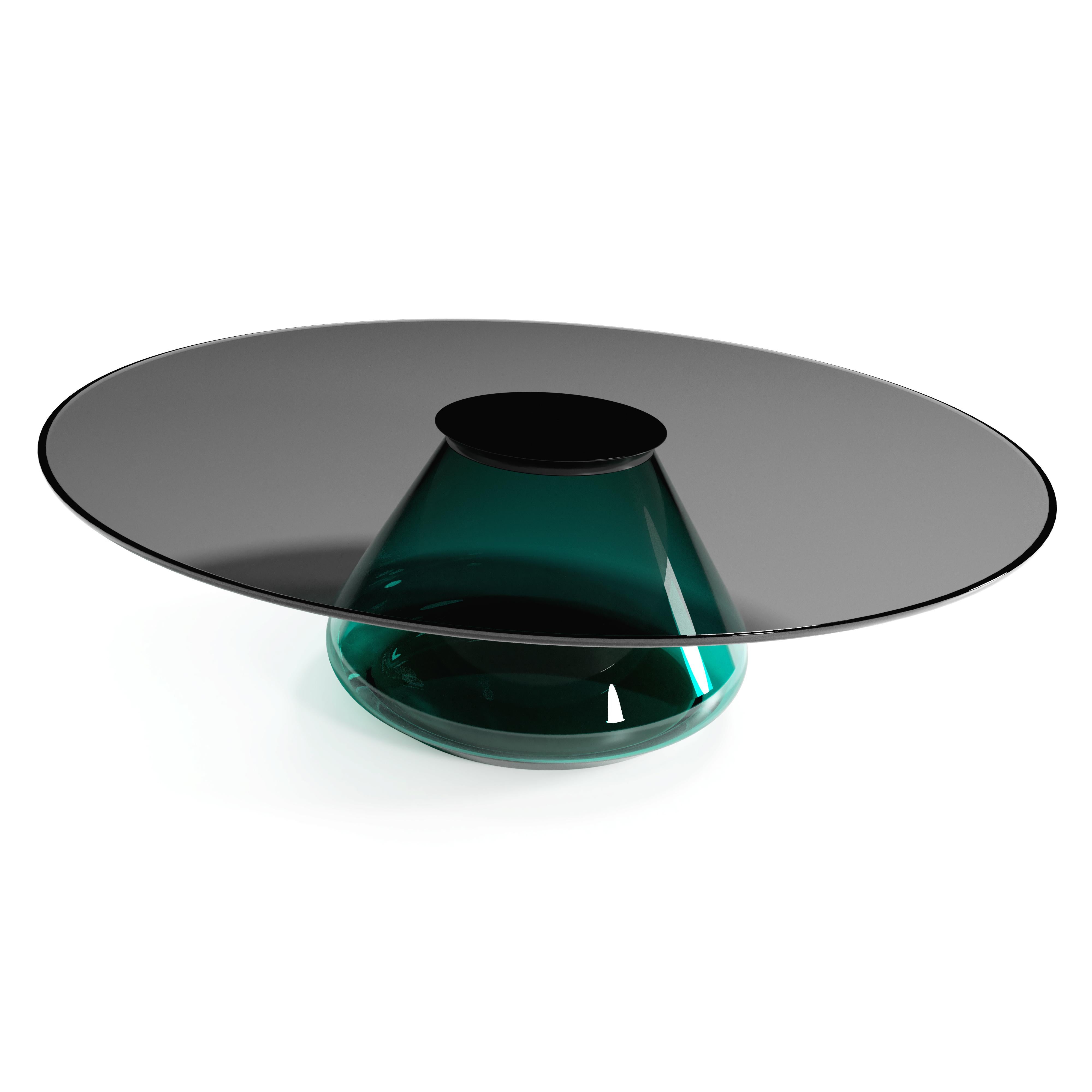 British The Emerald Eclipse II Coffee Table by Grzegorz Majka