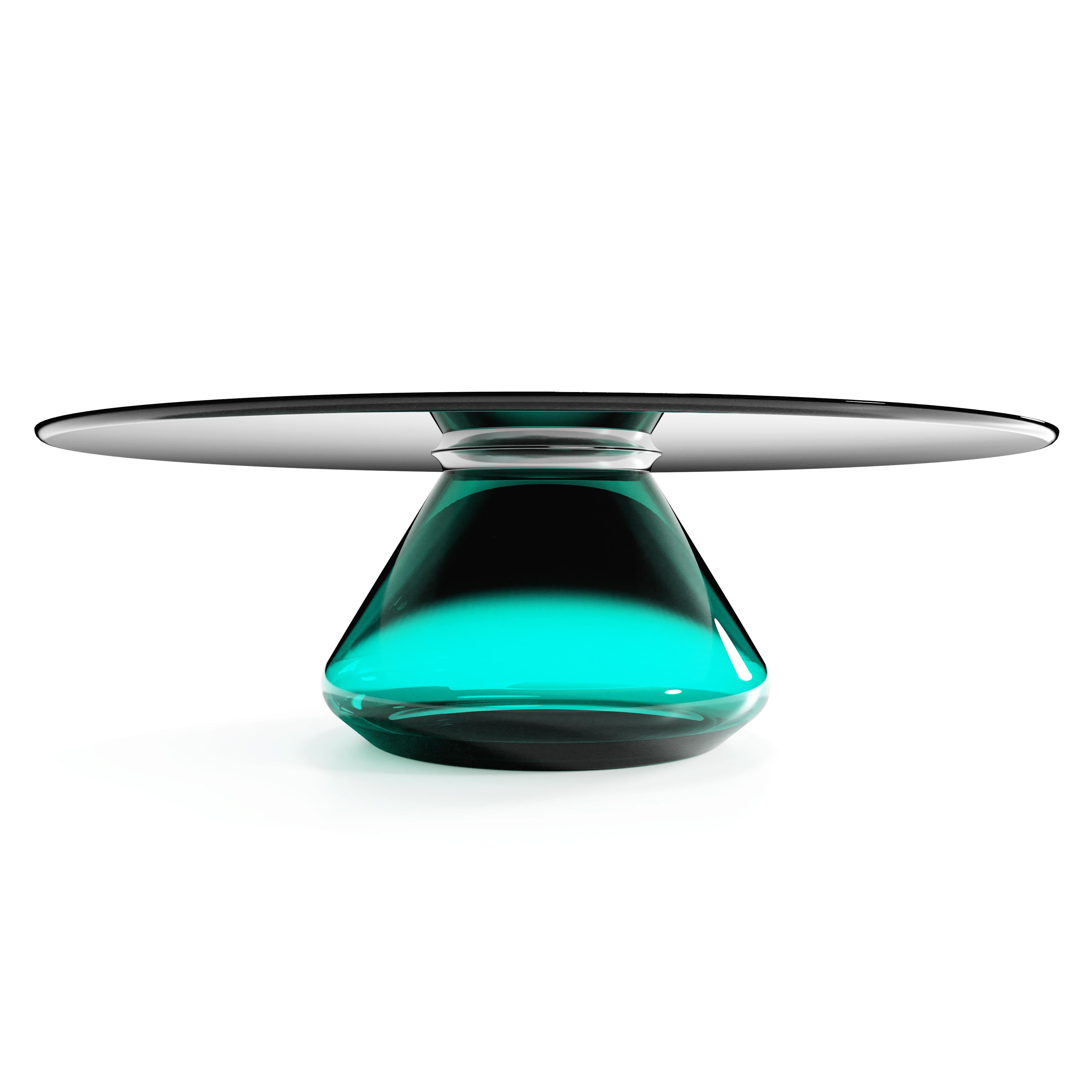 The Emerald Eclipse II Coffee Table by Grzegorz Majka In New Condition In Geneve, CH