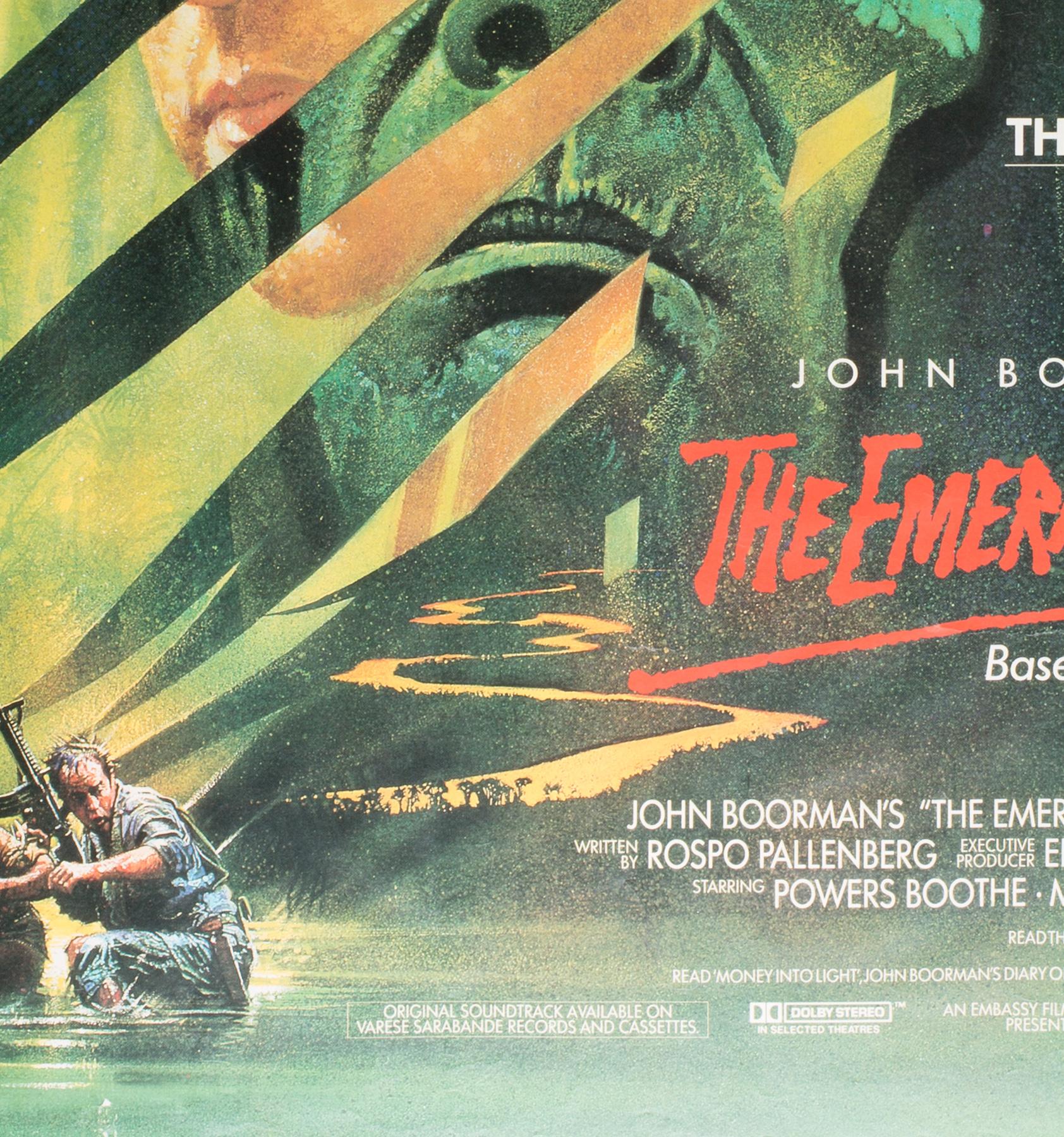 The Emerald Forest 1985 UK Quad Film Poster Signed by Vic Fair at 1stDibs | the  emerald forest 1985, forest movie poster, the emerald forest film