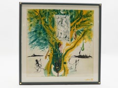 Emerald of the Tablet Salvador Dali Silk Serigraphy 1976, '1989-2000'