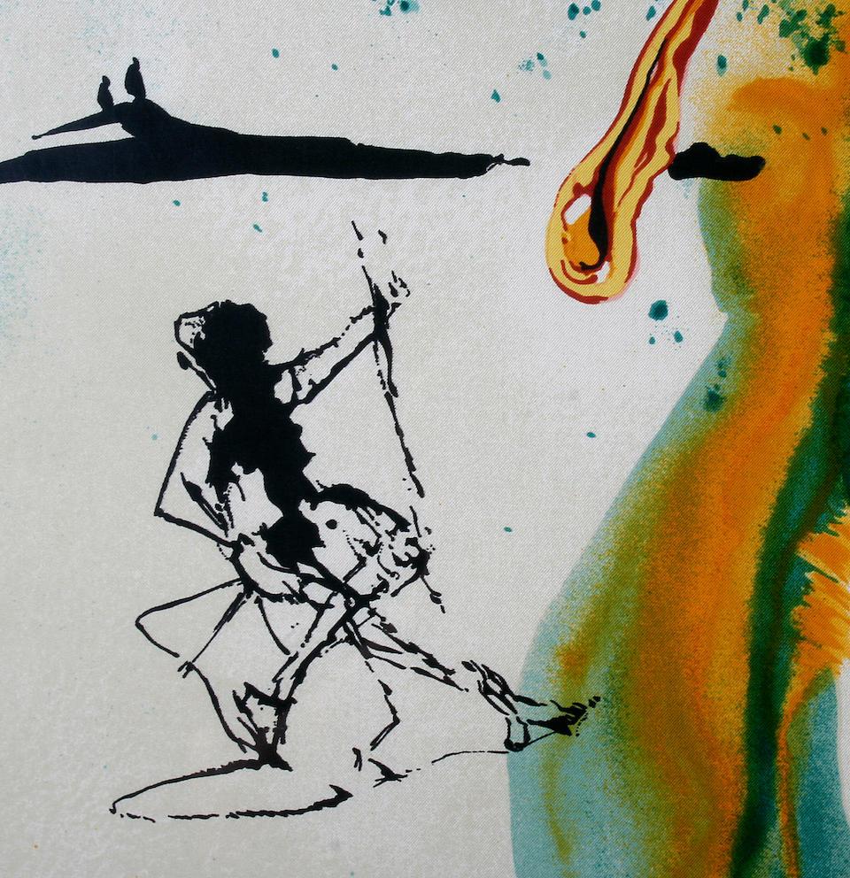 The Emerald Of The Tablet Salvador Dali Silk Serigraphy 1976 '1989/2000' 3