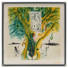 The Emerald Of The Tablet Salvador Dali Silk Serigraphy 1976 '1989/2000'