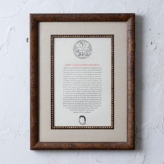 The Emerald Tablet of Hermes, Limited Edition Print