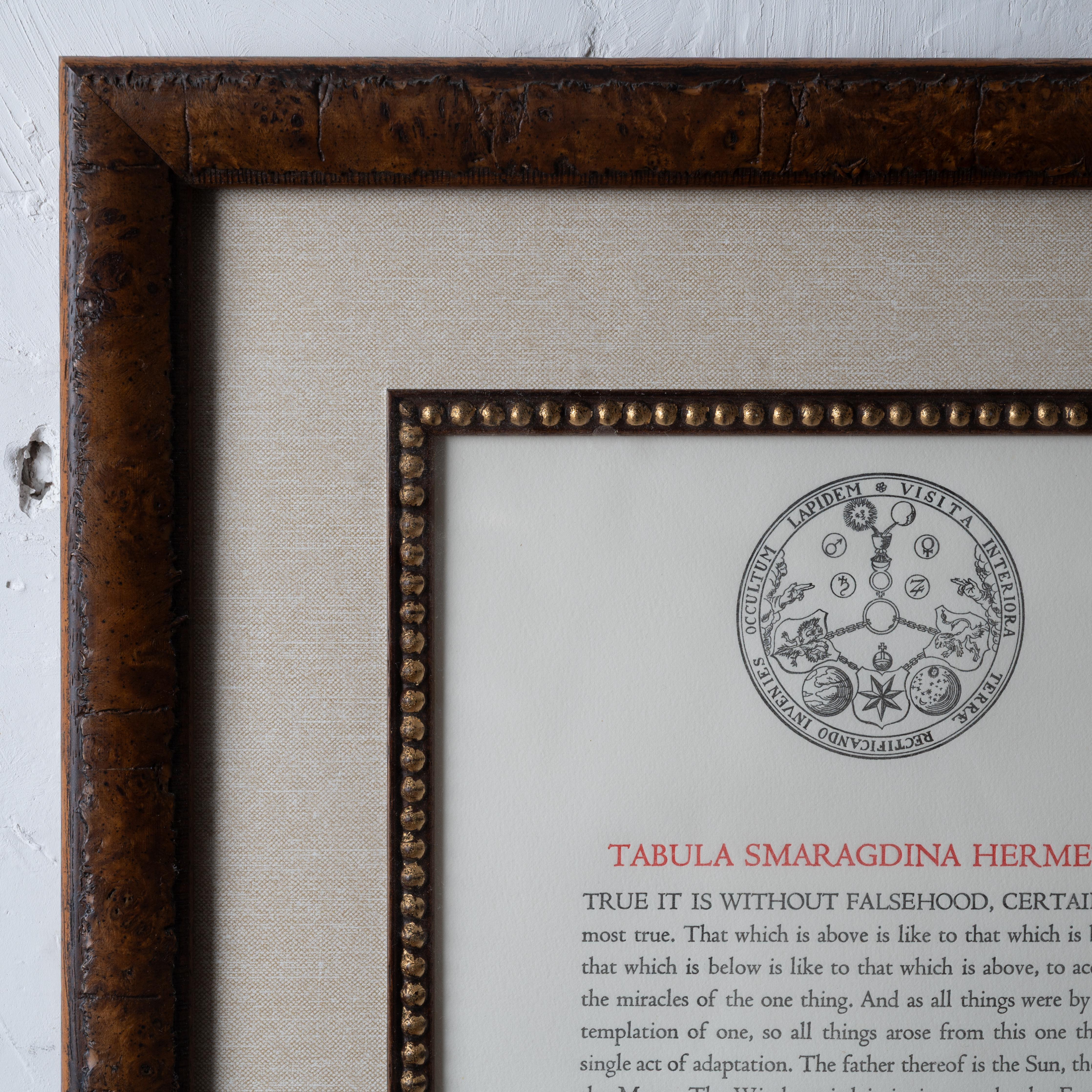 Die Smaragdtafel des Hermes, Druck in limitierter Auflage im Angebot 3