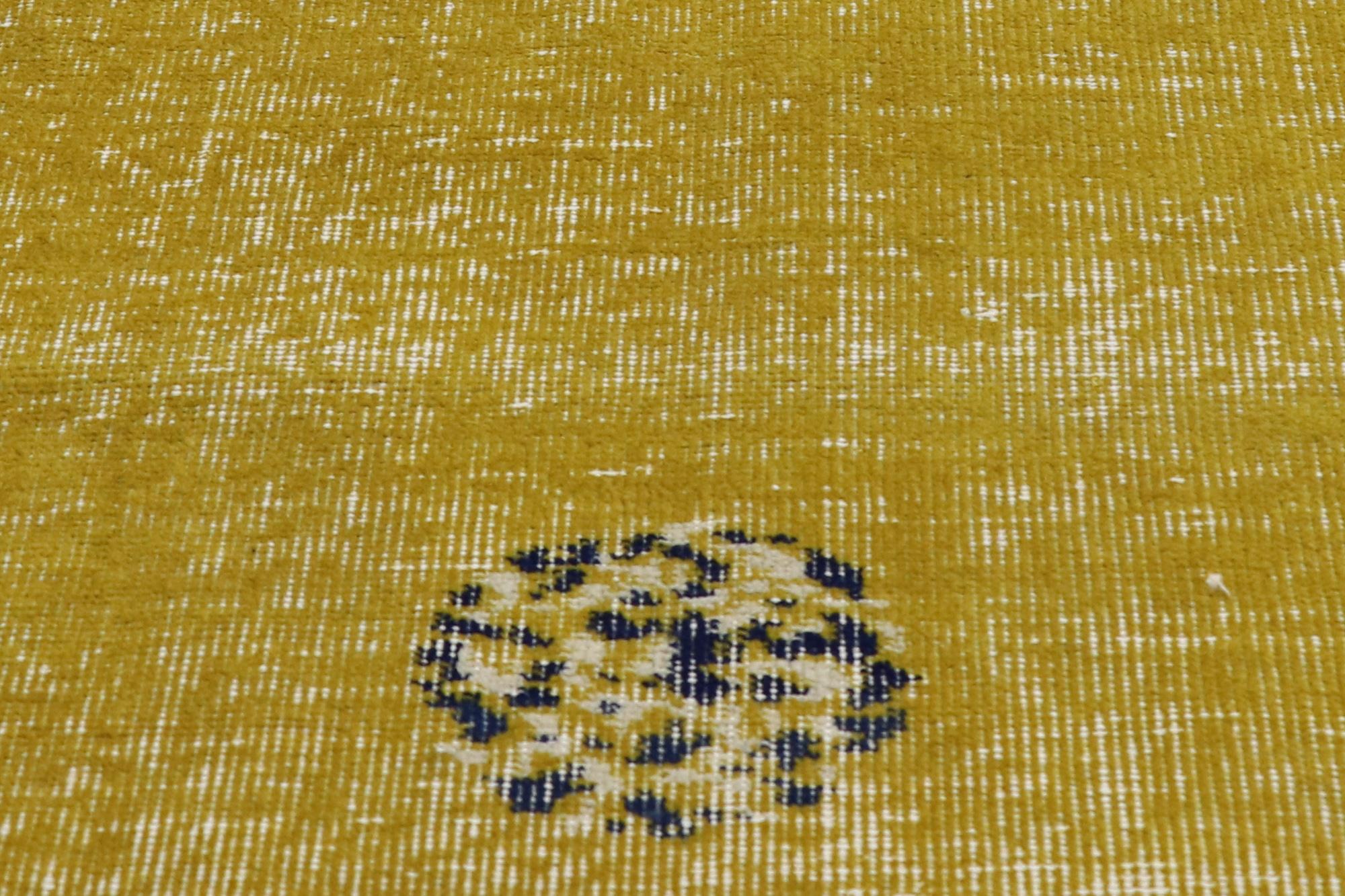 Zeki Muren-Kandinsky Distressed Türkischer Sivas Teppich im Art Deco Stil im Angebot 4