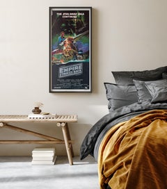 The Empire Strikes Back 1980 Australian Daybill Film Poster, Ohrai, Star Wars