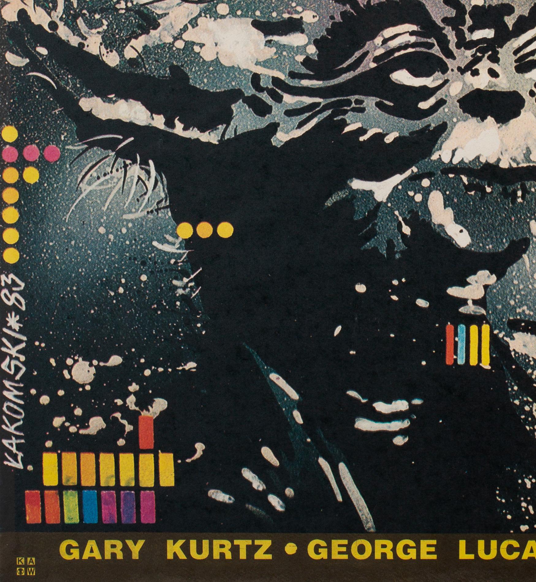 The Empire Strikes Back 1980 Polish Film Poster, Lakomski In Excellent Condition In Bath, Somerset