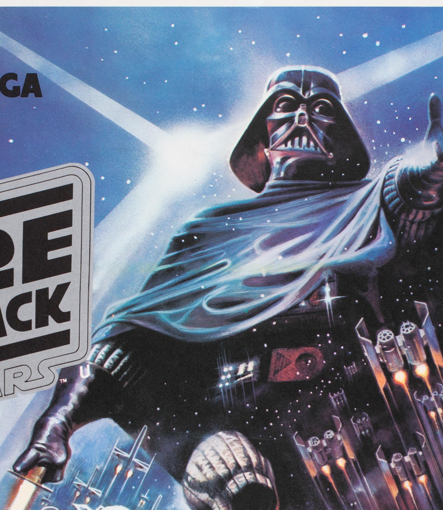 The Empire Strikes Back 1980 UK Quad Black Title Style Film Movie Poster, Jung 1