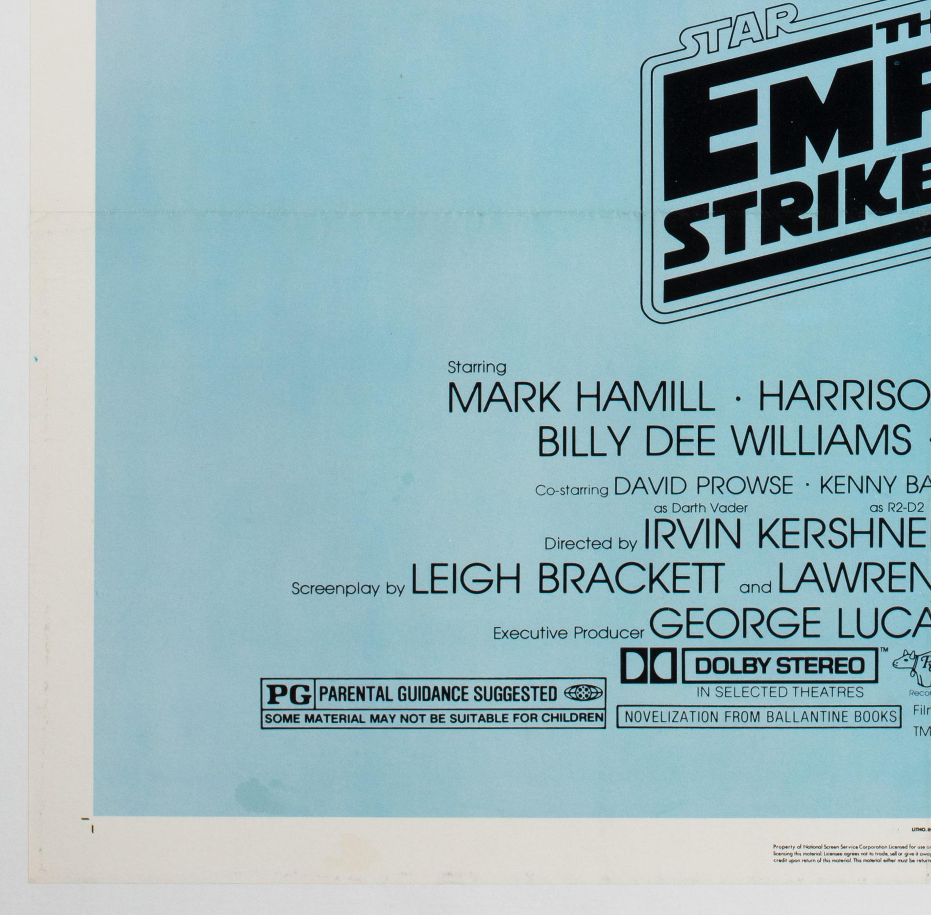 L'Impero colpisce ancora 1980 USA 1 foglio stile B Poster cinematografico, I. A. B. 1