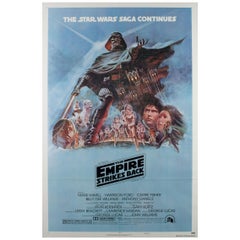 "The Empire Strikes Back" US Film Movie Poster, 1980, Tom Jung