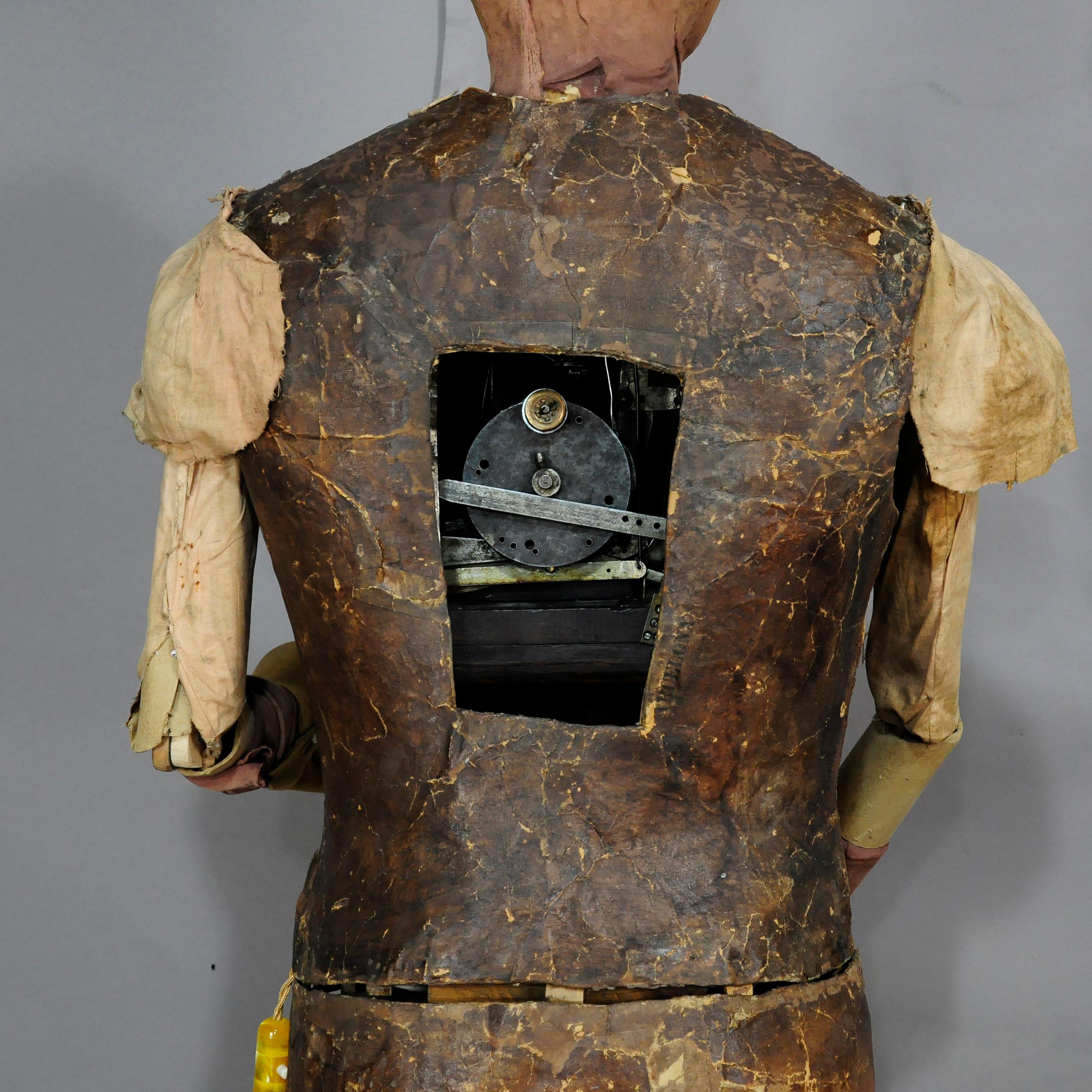 The Enchanting Tale of a Rare Antique Electric Bellboy Display Automaton ca 1870 3