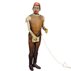 The Enchanting Tale of a Rare Antique Electric Bellboy Display Automaton ca 1870