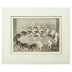 The Encounter, 1944 Lithograph by Maurits Cornelis Escher