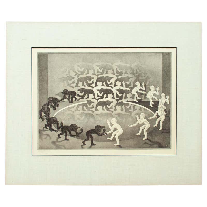 M.C. Escher, Tin Box Icosaeder, Decorated with Starfish and Seashells ...