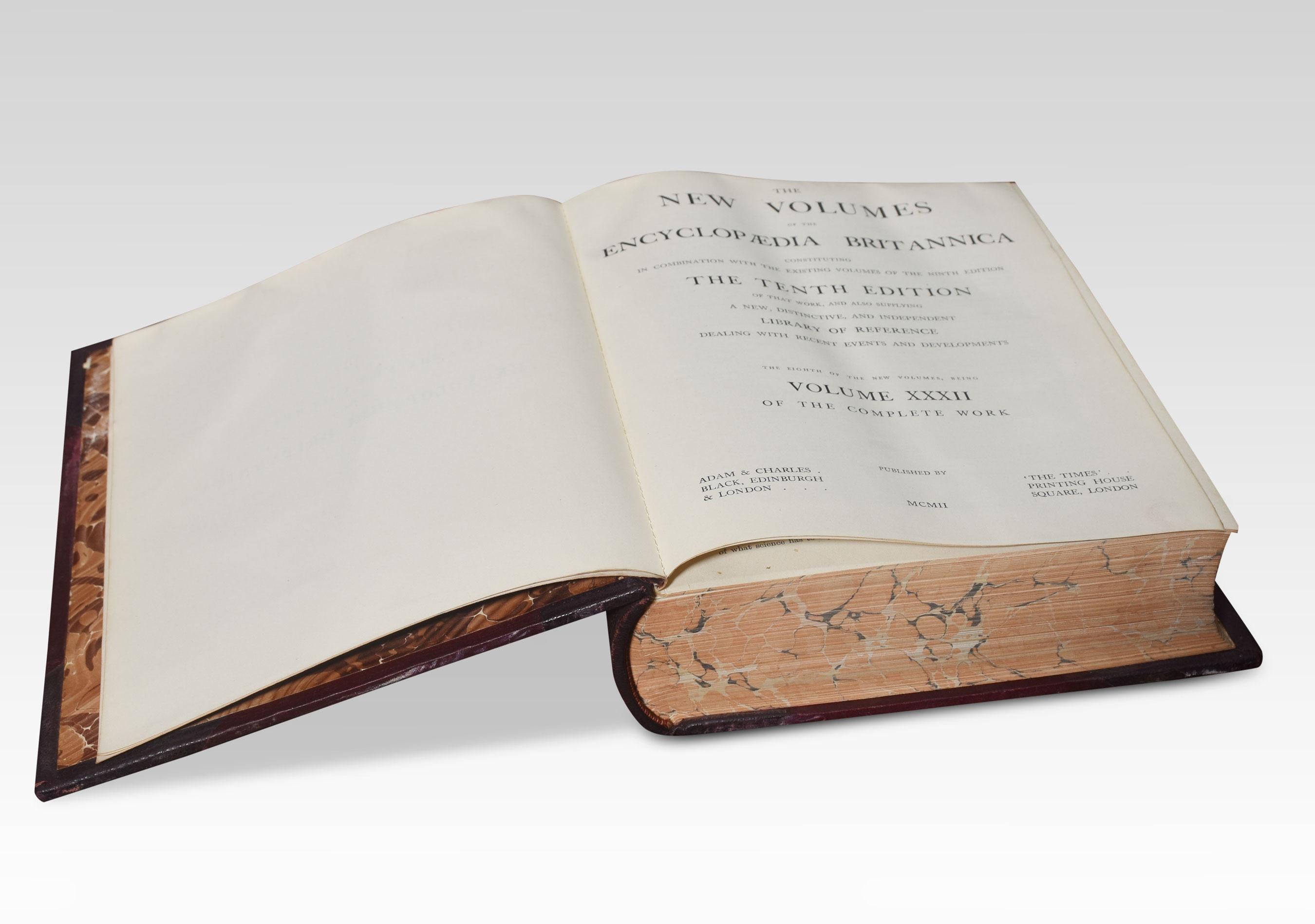 20ième siècle L'Encyclopaedia Britannica en vente