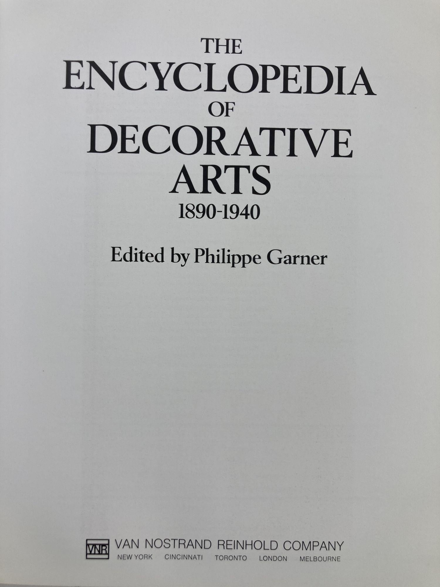 Encyclopedia of Decorative Arts, 1890-1940 1st Edition 1978 For Sale 9