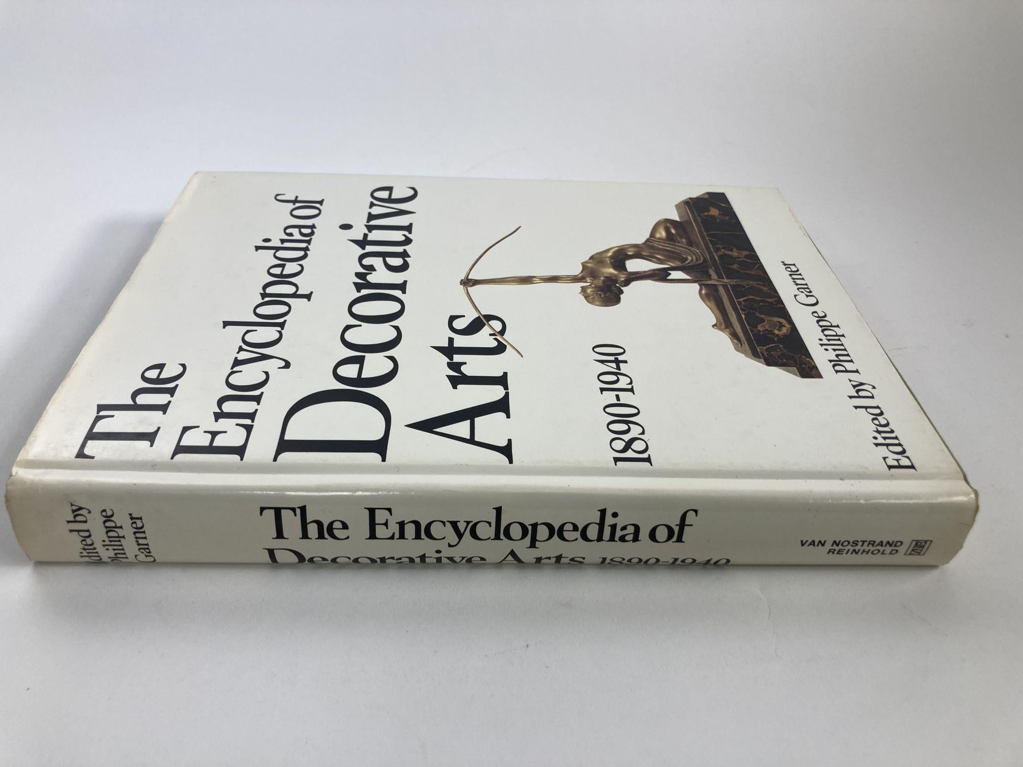 The Encyclopedia of Decorative Arts, 1890-1940.
by Philippe Garner
New York: Van Nostrand Reinhold, 1978. First Edition; First Printing.
Hardcover. Book condition is very good; with a very good dust jacket.
Minor edge wear to jacket. A few
