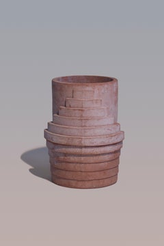 The Endless Stairs, Floor Pots, Penrose Stairs, Handmade Vase in Ceramic