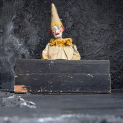 Englisch Clowns Schuhe und Make-up-Box