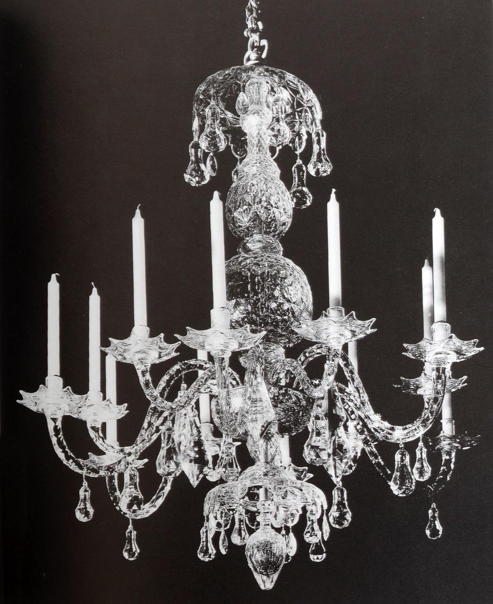 'The English Glass Chandelier' by Martin Mortimer, First Edition For Sale 1
