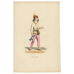 Il signorotto inglese: Un ritratto del servizio e dello stile, incisione originale del 1847