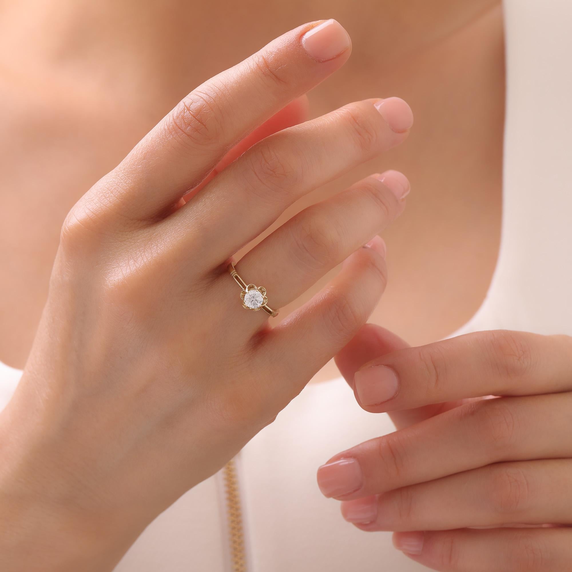 En venta: El anillo de compromiso de diamantes Eos  3