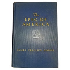 Epic of America by Jt Adams First Edition Re-Print