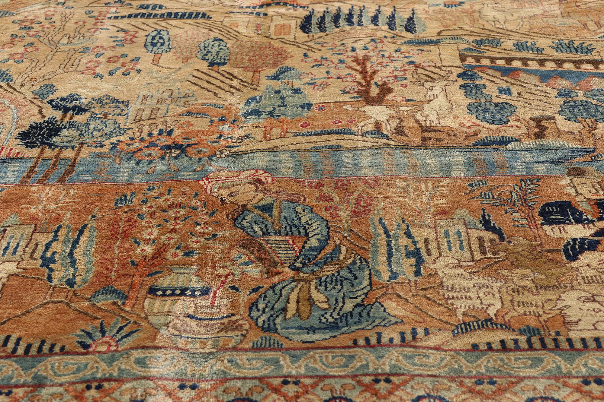 20ième siècle L'épopée de Persépolis : Le chef-d'œuvre mythique et majestueux de Najafabad, en persan, d'époque en vente